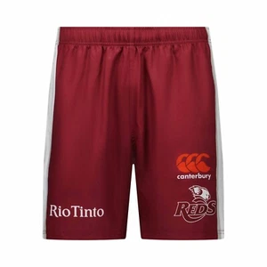 2024 Training Gym Shorts - QLD REDS - Mens - Maroon - Queensland - CANTERBURY - Picture 1 of 3