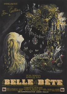 BEAUTY AND THE BEAST FRench Movie Poster Film Plakat - Picture 1 of 3
