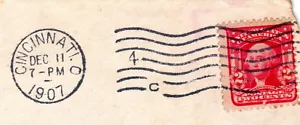 Lotto Copertine 1902-3 quattro Sc#319 una Sc#304 all'Inghilterra macchina e timbrata a mano - Foto 1 di 6