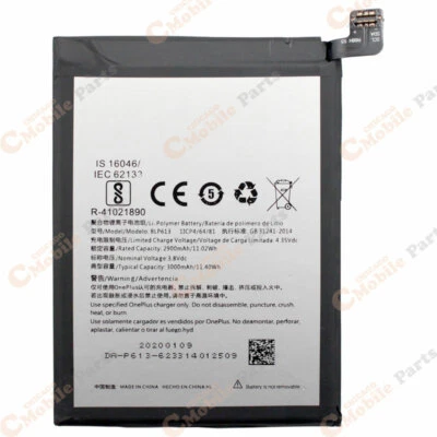 Batería de polímero de litio OnePlus 3 3.8V 3000 mAh (BLP613) Foto 1 de 2