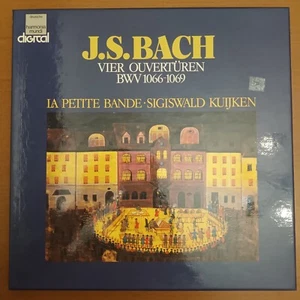 DEUTSCHE HARMONIA MUNDI 1C 165-99930-31 (2 LP) BACH OVTRS BWV 1066-69 KUIJKEN NM - Picture 1 of 8