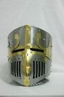 Handmade Medieval Steel Knight Crusader Armor Helmet Halloween Costume