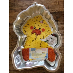 Vintage 2003 Wilton Aluminium Kuchenpfanne Little Suzy's Zoo Baby Ente mit Blume Neu - Bild 1 von 8
