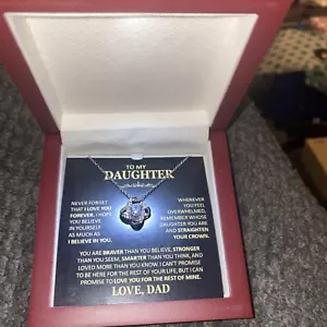 Women’s/girls necklace silver from dad Jewelry Chain Brand New Clearance - Picture 1 of 1