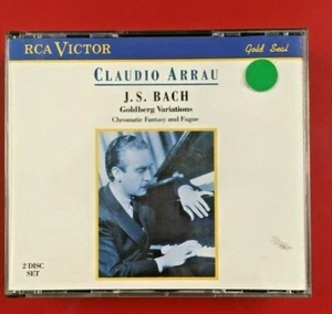 BACH-C.ARRAU : GOLDBERG VARIATIONS *2 CD NEW *NOT SEALED NUOVO *NON SIGILLATO - Foto 1 di 2