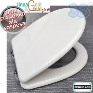 Sedile per wc ALA SOSPESA Ideal Standard - ACB Ercos linea Gold - Foto 1 di 5