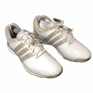 Adidas Mens Golf Shoes Adipower Boost  White Silver Size 8 Q46752 - Picture 1 of 12