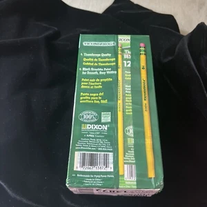 Ticonderoga 13872 HB #2 Black Lead Pencil Value Pack - Yellow (96/Pack) New - Picture 1 of 2