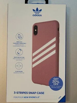 Adidas Gazelle for Apple iPhone XS MAX/6.5" CASE Maroon & White NIB! - Image 1 of 3