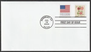 US 5904 Flores Peonías 3c (de bobina) CDS FDC 2024 - Imagen 1 de 1