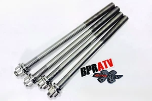 DRZ400 DR-Z 400 Cylinder Head Studs TITANIUM Studs Stronger Bolt Nut Upgrade Kit - Picture 1 of 24