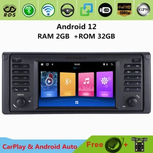 für BMW 5er E39 M5 Autoradio CarPlay Video GPS Radio Sat Navigator mit WiFi +BT - Picture 1 of 15