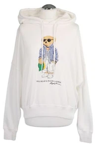 Polo Ralph Lauren Damen Pullover Gr. 36 (S) Weiß Pullover Langarm Hoodie - Bild 1 von 5