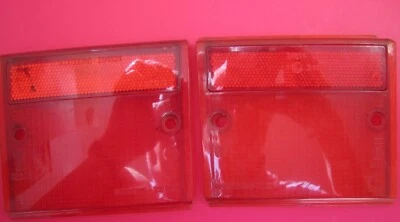 FIAT 127 RED REAR  LIGHT LAMP LENSES BRAKE TAIL - PRICE IS FOR ONE - Image 1 of 3