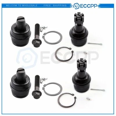 4pcs Front Lower Upper Ball Joints Kits For 2004 2005 Ford E-250 Super Duty - Изображение 1 из 4