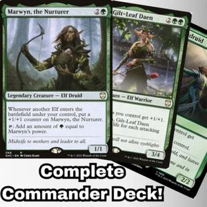 MTG Commander EDH Deck Marwyn, the Nurturer 100 Cards Elf Tribal Custom Deck - Picture 1 of 10
