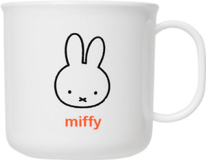 New JAPAN Miffy Rabbit White Orange Mascot Cut Kitchen Mug Cup 200mL New