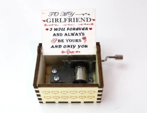 Gifts for Girlfriend, Wooden Music Box, Anniversary Romantic Gifts For Her & ... - Picture 1 of 6