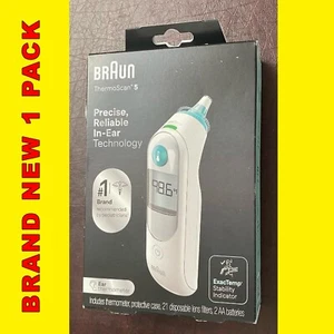 Braun ThermoScan 5 con Termómetro de Oído ExactTemp - Blanco AUTÉNTICO - Imagen 1 de 1