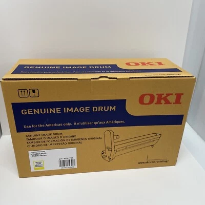 OKIDATA OKI C5500 CC5650 C5800  YELLOW GENUINE IMAGE DRUM - 43381701 - NEW - Image 1 of 2