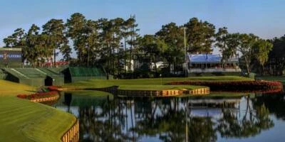 TPC Sawgrass Golf Course Hole 17 Wide Imagekind Wall Art Poster - Image 1 of 4