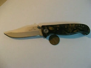 TIMBER WOLF ASSISTED LINER LOCK POCKET KNIFE/STAINLESS STEEL/GREAT CONDITION. - Picture 1 of 6