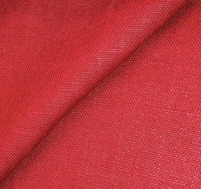 Clarence House Red Luxury Linen - Image 1 of 3