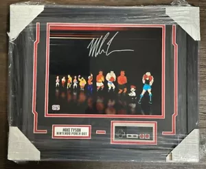 Mike Tyson Signed Framed 11x14 Nintendo Punch Out Photo Fiterman Sports COA - Picture 1 of 1