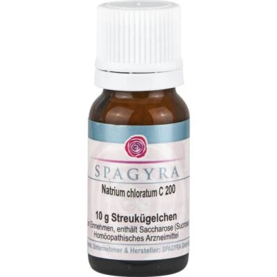 SPAGYRA GMBH & CO KG NATRIUM CHLORATUM C 200 Globuli 10 g PZN11282125