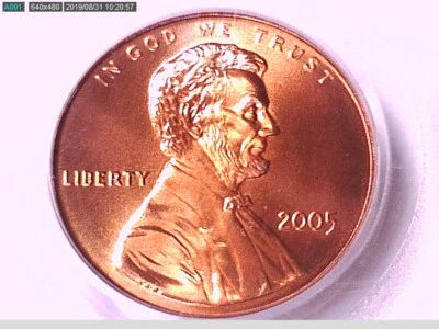 2005 P Lincoln Memorial Cent PCGS MS 69 RD SF Satin Finish 11645128 Video - Image 1 of 3