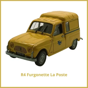 Modelo Norev R4 Furgoneta La Poste Escala 1.43 Perfecto Amarillo Colección - Imagen 1 de 5