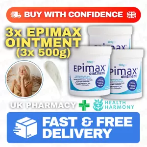 3x Epimax Ointment 500g - Eczema Relief & Dry Skin Treatment - 2026 Expiry - Picture 1 of 10
