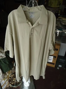 New 2XL ( XXL ) Dri-Duke Moisture Control polo shirt, sand color - Picture 1 of 9