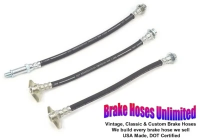 JUEGO DE MANGUERA DE FRENO Dodge Coronet 1967 1968 1969 con motores 426 440 - Disco delantero Foto 1 de 2