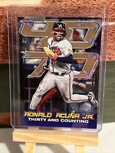 2024 Topps Serie 2 - 40 70 Oro #RAJ-10 Ronald Acuña Jr. /50 - Imagen 1 de 3