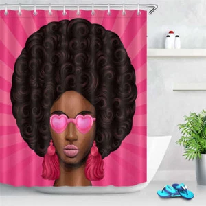 A Peach Heart Waterproof Bathroom Polyester Shower Curtain Liner Water Resistant - Foto 1 di 8