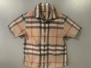 Children Burberry "Owen" shirt in Vintage Check. Size 6    116 Cm - Picture 1 of 3