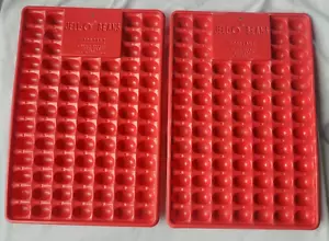 LOT OF 2 RED JELLO BEANS EASTER JELLY JIGGLERS SHOTS 82 EACH MOLD 164 TOTAL - Picture 1 of 9