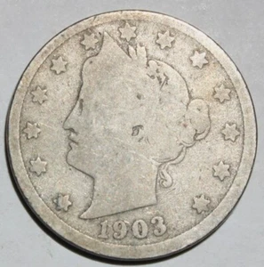 1903 5C Liberty Nichel 7199 - Foto 1 di 2