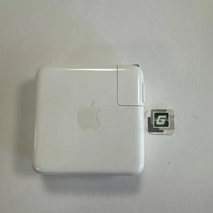 Apple 61W USB-C Power Adapter Charger MacBook Pro A1947 Genuine OEM Used - Picture 1 of 3