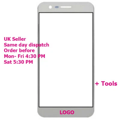 For LG K8 2017 LCD Front Outer Glass Touch Screen Replacement White - Image 1 of 2