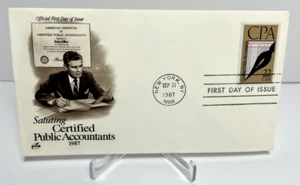 US FDC 1987 Saluting Certified Public Accountants - Picture 1 of 2