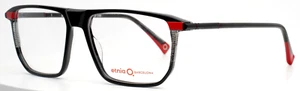 ETNIA BARCELONA Sleepy BKRD Black Red Unisex Rectangle Eyeglasses 55-15-148 B:42 - Picture 1 of 15
