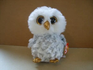Etiquetas de peluche de peluche TY Beanie Boos 6" OWLETTE the Owl - Imagen 1 de 4
