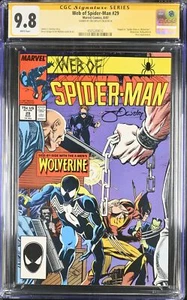 * Web Of SPIDERMAN #29 CGC 9.8 Signed Owsley Classic WOLVERINE! (4505289016) * - Picture 1 of 2