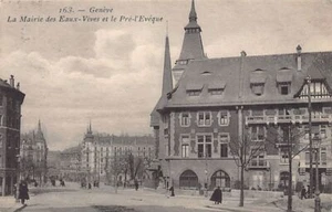 Suisse - GENÈVE - Les Eaux-Vives - La mairie et le Pré l'Evêque - Picture 1 of 2