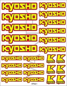 Calcomanía adhesiva Kyosho RC buggy coches camión MP10 Inferno Ultima - Imagen 1 de 16