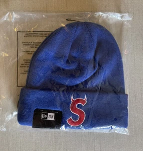 Supreme New Era S Logo Beanie Royal Blue (FW22) Brand New - Picture 1 of 4