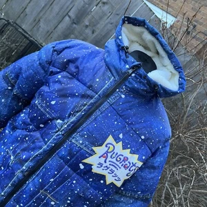 BNWT Members Only X Nickelodeon Rugrats Chuckie Padded Puffer Coat Jacket XL - Picture 1 of 22