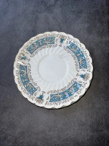 Saucer Rialto Blue MYOTT Meakin STAFFORDSHIRE Tan Scrolls Blue Dragon - Picture 1 of 3